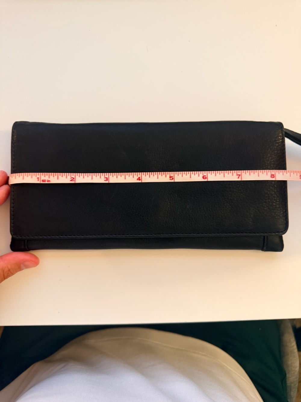 Latico Leathers Genuine Cow Hide Leather Black Bi-fold Wallet EUC - Picture 10 of 10